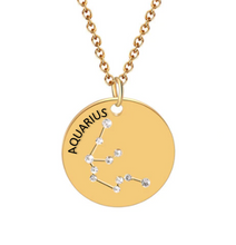 Carica l'immagine nel visualizzatore di Gallery, Collana Zodiaco Crystal