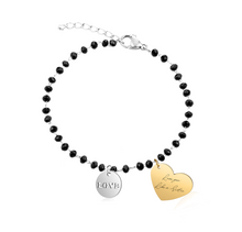 Carica l'immagine nel visualizzatore di Gallery, Bracciale Rosario in Acciaio con Charm