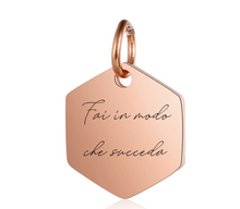 Carica l'immagine nel visualizzatore di Gallery, Bracciale Sfere in Acciaio con Charm