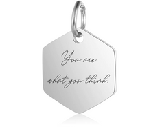 Carica l'immagine nel visualizzatore di Gallery, Bracciale Sfere in Acciaio con Charm