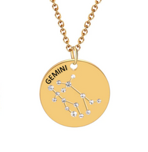 Carica l'immagine nel visualizzatore di Gallery, Collana Zodiaco Crystal