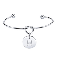 Carica l'immagine nel visualizzatore di Gallery, Bracciale Nodo con Iniziale