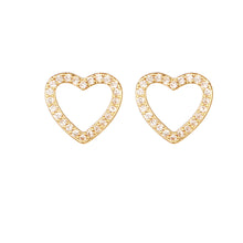 Carica l'immagine nel visualizzatore di Gallery, Mono Orecchino Symbol Stud Gold & Rose