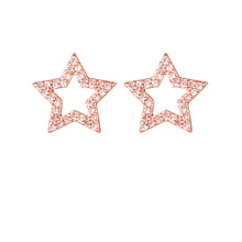 Carica l'immagine nel visualizzatore di Gallery, Mono Orecchino Symbol Stud Gold & Rose