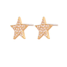Carica l'immagine nel visualizzatore di Gallery, Mono Orecchino Symbol Stud Gold & Rose