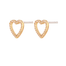 Carica l'immagine nel visualizzatore di Gallery, Mono Orecchino Symbol Stud Gold & Rose
