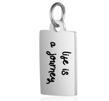 Carica l'immagine nel visualizzatore di Gallery, Bracciale Rosario in Acciaio con Charm