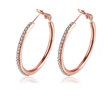 Carica l'immagine nel visualizzatore di Gallery, Coppia Orecchini Simple Hoop