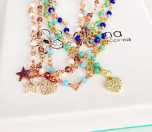 Carica l'immagine nel visualizzatore di Gallery, Collana Rosario in Acciaio con charm in argento 925