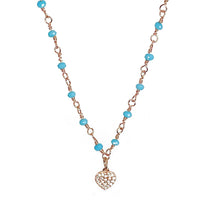 Carica l'immagine nel visualizzatore di Gallery, Collana Rosario in Acciaio con charm in argento 925