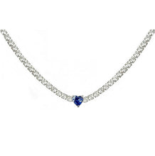 Carica l'immagine nel visualizzatore di Gallery, Collana Tennis Heart