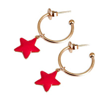 Carica l'immagine nel visualizzatore di Gallery, Coppia Orecchini Cherry Star