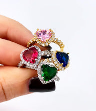 Carica l'immagine nel visualizzatore di Gallery, Anello Cuore Sissi