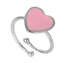 Carica l'immagine nel visualizzatore di Gallery, Anello Piercing Cuore smaltato