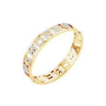 Carica l'immagine nel visualizzatore di Gallery, Bangle Manetta Scritte