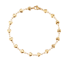 Carica l'immagine nel visualizzatore di Gallery, Braccialetto Cuoricini Bombati