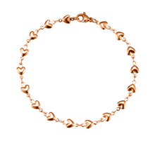 Carica l'immagine nel visualizzatore di Gallery, Braccialetto Cuoricini Bombati