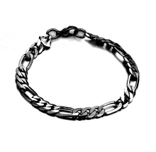 Carica l'immagine nel visualizzatore di Gallery, Bracciale Figaro Uomo