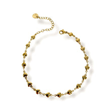 Carica l'immagine nel visualizzatore di Gallery, Cavigliera Cuori Bombati