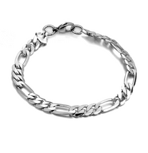 Carica l'immagine nel visualizzatore di Gallery, Bracciale Figaro Uomo