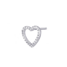 Carica l'immagine nel visualizzatore di Gallery, Mono Orecchino Symbol Stud Silver