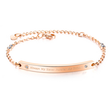 Carica l&#39;immagine nel visualizzatore di Gallery, Bracciale Always my Sister Forever My Friend
