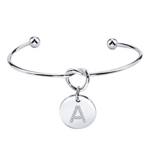 Carica l&#39;immagine nel visualizzatore di Gallery, Bracciale Nodo con Iniziale
