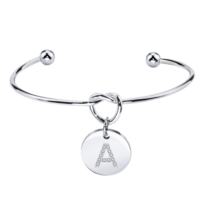 Bracciale Nodo con Iniziale
