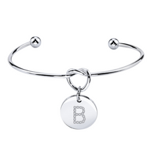 Carica l&#39;immagine nel visualizzatore di Gallery, Bracciale Nodo con Iniziale
