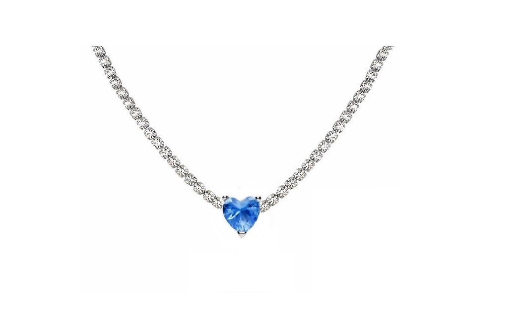 Collana Tennis Heart