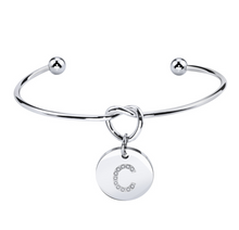 Carica l&#39;immagine nel visualizzatore di Gallery, Bracciale Nodo con Iniziale
