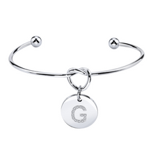 Carica l&#39;immagine nel visualizzatore di Gallery, Bracciale Nodo con Iniziale
