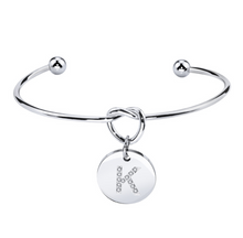 Carica l&#39;immagine nel visualizzatore di Gallery, Bracciale Nodo con Iniziale
