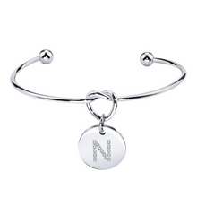 Carica l&#39;immagine nel visualizzatore di Gallery, Bracciale Nodo con Iniziale
