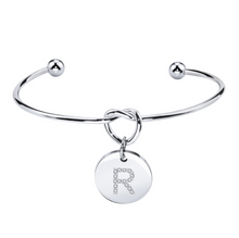 Carica l&#39;immagine nel visualizzatore di Gallery, Bracciale Nodo con Iniziale
