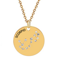 Carica l&#39;immagine nel visualizzatore di Gallery, Collana Zodiaco Crystal
