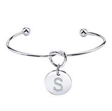 Carica l&#39;immagine nel visualizzatore di Gallery, Bracciale Nodo con Iniziale
