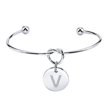 Carica l&#39;immagine nel visualizzatore di Gallery, Bracciale Nodo con Iniziale
