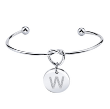 Carica l&#39;immagine nel visualizzatore di Gallery, Bracciale Nodo con Iniziale
