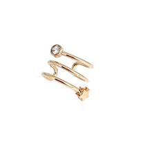 Carica l&#39;immagine nel visualizzatore di Gallery, Earcuff Stella e Punto Luce
