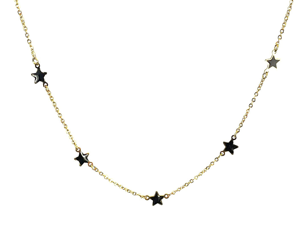 Collana Con micro stelle smaltate