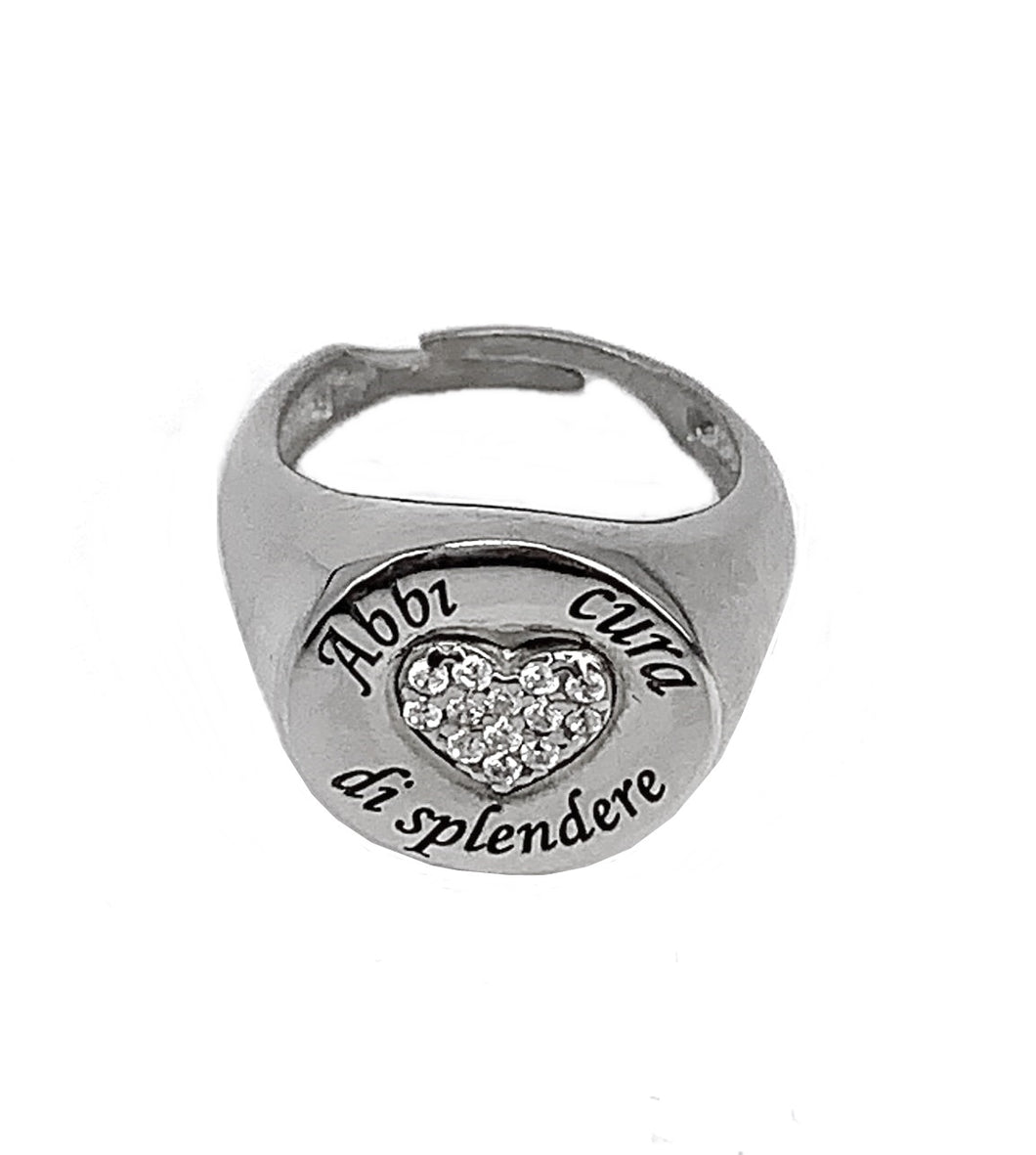 Anello Abbi cura di Splendere