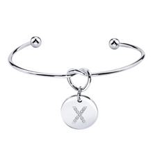 Carica l&#39;immagine nel visualizzatore di Gallery, Bracciale Nodo con Iniziale
