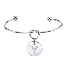 Carica l&#39;immagine nel visualizzatore di Gallery, Bracciale Nodo con Iniziale
