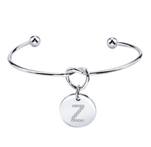 Carica l&#39;immagine nel visualizzatore di Gallery, Bracciale Nodo con Iniziale
