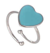 Carica l&#39;immagine nel visualizzatore di Gallery, Anello Piercing Cuore smaltato
