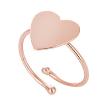 Carica l&#39;immagine nel visualizzatore di Gallery, Anello Cuore Plain Piercing
