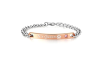 Carica l&#39;immagine nel visualizzatore di Gallery, Bracciale Her King His Queen

