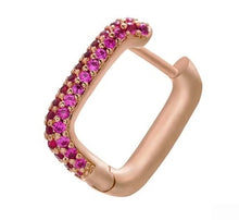 Carica l&#39;immagine nel visualizzatore di Gallery, Mono Orecchino Molletta Small Ruby
