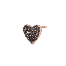 Carica l&#39;immagine nel visualizzatore di Gallery, Mono Orecchino Black Symbol Stud
